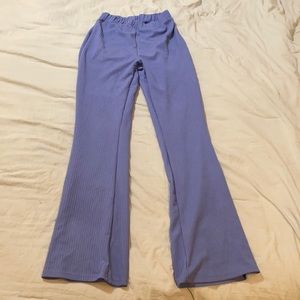 SHEIN blue flare leggings size M